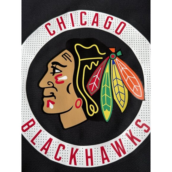 Adidas NHL Chicago Blackhawks Men Size 56 2XL Practice Authentic Jersey MIC - Picture 9 of 16